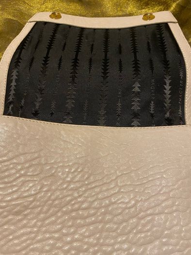 Thacker New York Cream Leather Backpack/crossbody Bag