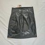 Twinset Milano Designer Faux Leather Skirt Image 5