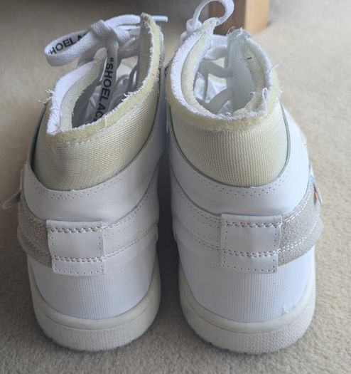 White jordans size 10 UK Nike