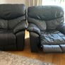 Sofa Dark Brown Leather 3 piece Image 4