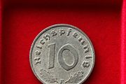 Germany 1944 F, 10 Reichspfennig WWII Coin