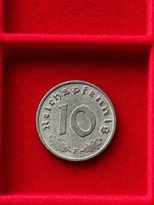 Germany 1944 F, 10 Reichspfennig WWII Coin