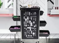 main image for ad Professional Hairdressing Salon Trolley  5 Drawer Rolling Cart with Accessories