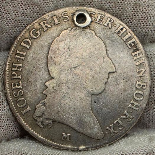 Austrian Netherlands Silver M 1789 1/2 Kronenthaler Joseph II