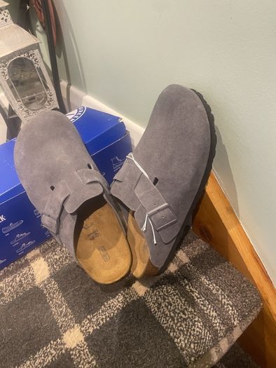 Birkenstock Boston grey d sad size 7.5