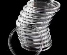 10 Coins Container 40mm, new.