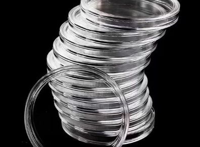 10 Coins Container 40mm, new.