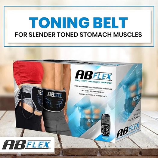 Ab Toning Belt and Ab Stimulator for Slender Toned Stomach Muscles, Remote for Quick and Easy Adjustments