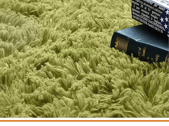Super Soft Velvet Shag Area Rug Modern Indoor Fluffy Rugs, Cute Furry Bedroom Carpets, Suitable as Bedroom Rug Home Decor Nursery Rugs Kids Mat, 122 X 183cm Camel MULTIPLE SIZES/COLOURS AVAILABLE (FREE SHIPPING)