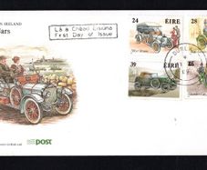 1989 Ireland Irish Motoring Classics Commemorative Stamps An Post First Day Cover (FDC) with Durlas (Thurles) cancel