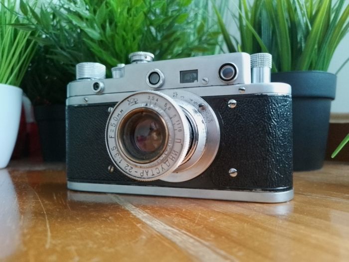 Zorki-C Rangefinder Camera, New Curtains Boxed, USSR Soviet 35mm, M39 Leica Mount, Refurbished Fully Working, 57028145