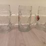 Original Bavarian Erdinger Weissbrau 1litre Beer Glasses Image 4