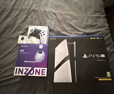 PS5 Pro + DualSense Edge + INZONE H9 + 1TB SSD Upgrade + Extra stick module (new)