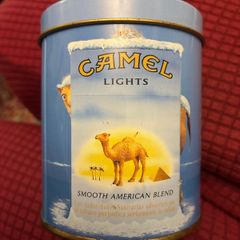 Very Rare Camel Lights Metal Box