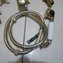 Vintage Retro Antique Plated Brass Bathroom Clawfoot Bath Tub Hand Shower taps Basin & Bath Shower Mixer (never used) Image 5