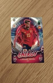 Match Attax Euro 2024 Lamine Yamal Energy Card