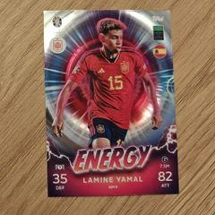 Match Attax Euro 2024 Lamine Yamal Energy Card