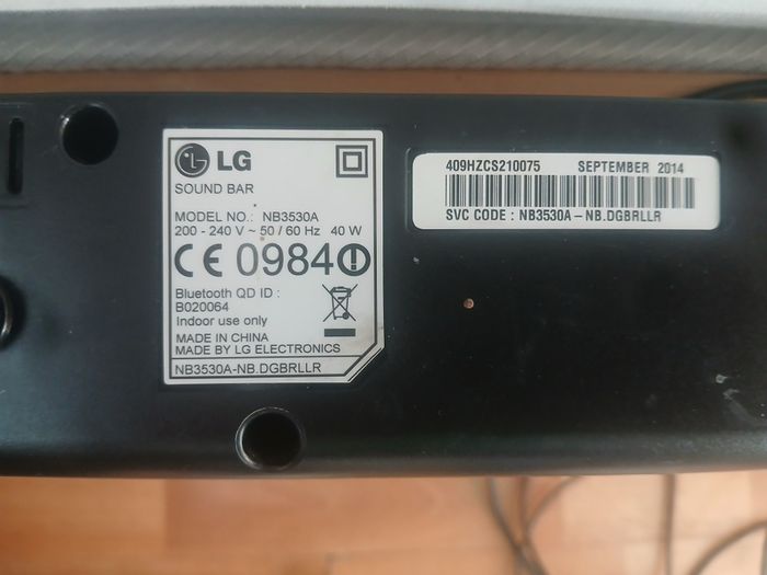 43" Smart LG TV with Soundbar & Subwoofer