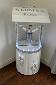 Wedding post wishing well