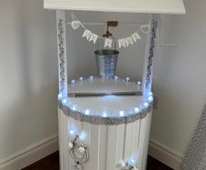 Wedding post wishing well