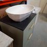 Geo matt white countertop basin from adamsez Image 4