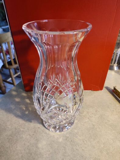 Galway Crystal Glass Large Vase.
