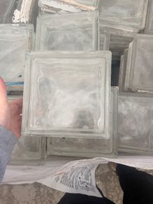 Reclaimed glass blocks