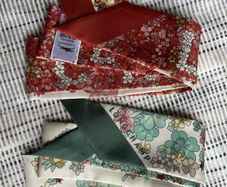 Longchamp Silk Scarf / Twilly x 2