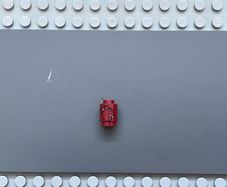 lego pirates of the Caribbean piece 3062pb035 Brick, Round 1 x 1 with Human Heart Pattern