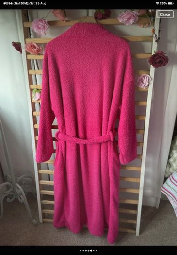 dressing robe bnwt size medium cerise pink skims dupe
