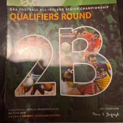 Gaa Programmes Qualifiers 2015 Meath V Tyrone Derry V Wexford Armagh V Galway