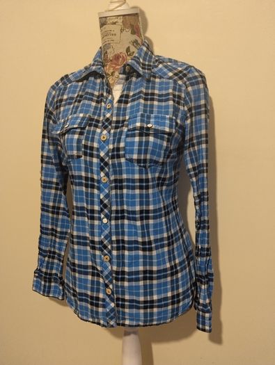 Zara Blue Check Shirt