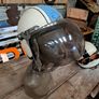 Vintage Stadium Motorcycle Helmet Image 4