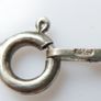 Vintage 925 Sterling Silver box chain Necklace length 19" - 4,6g Image 6