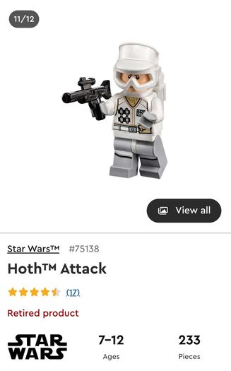 90 Euro Each!! - Lego Star Wars - Retired Sets