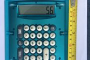 Desktop calculator  Blue square