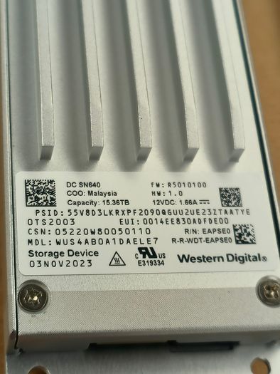 Samsung E1.L PM9D3a Solid State Drive (15.36TB) MZ-EL615T0 (New without packaging, not used)