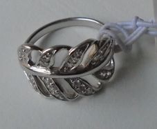 Sterling Silver Feather ring ., New , Ingenious jewellery, Feather jewellery