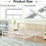 Small Double Bed Frame 4ft with Victorain Headboard and Footboard Image 3