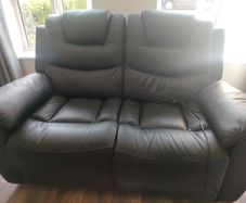 Electric recliner two seater