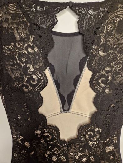 Elegant Black Lace Dress