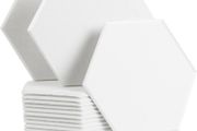 NEW SALE | High Density Hexagon Acoustic Panels,Acoustic Foam Panels 30 x 26 x1 cm Beveled Edge Tiles Sound Proof