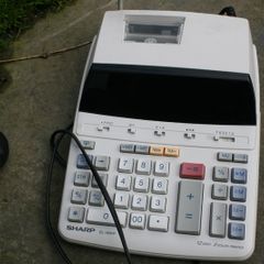 Sharp EL1607P 12 DIGIT Printing Calculator Mains Powered