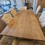 solid oak dinning tabel with 8 chairs Image 7