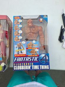 toybiz 10" fantastic four clobbering time thing,sealed new in box mint condition