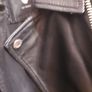 Brand New. Black Ladies Leather Jacket with zip & stud detail Image 7