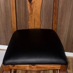vintage solid wooden chairs