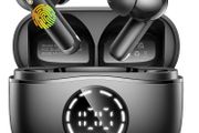 Chalvh J66 Bluetooth Headphones, Headphones Wireless Bluetooth 5.4 In Ear Headphones with 4 ENC Noise Cancelling Microphone Earbuds, 48H playing time, IP7 waterproof Bluetooth earphones for yoga/travel/work