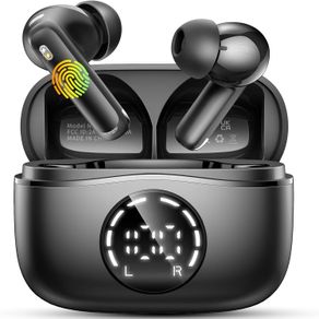 Chalvh J66 Bluetooth Headphones, Headphones Wireless Bluetooth 5.4 In Ear Headphones with 4 ENC Noise Cancelling Microphone Earbuds, 48H playing time, IP7 waterproof Bluetooth earphones for yoga/travel/work