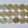 Lot B of 6 Eisenhower 40% Silver Dollars Image 3